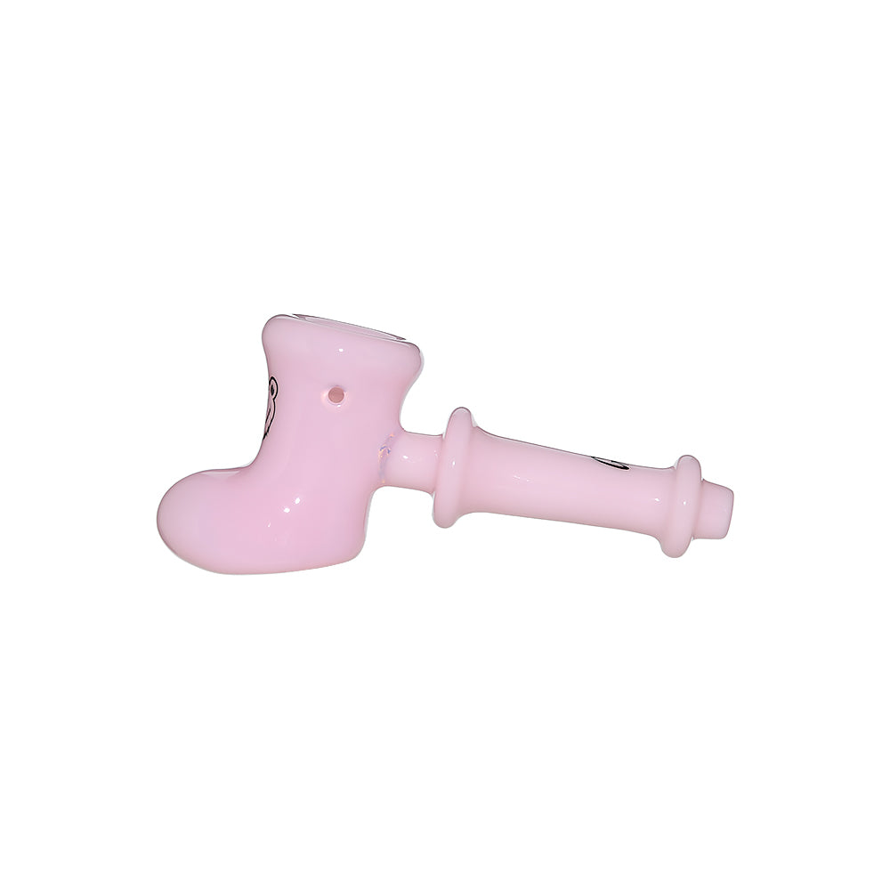 HAND-BLOWN GLASS BOOT SPOON PIPE