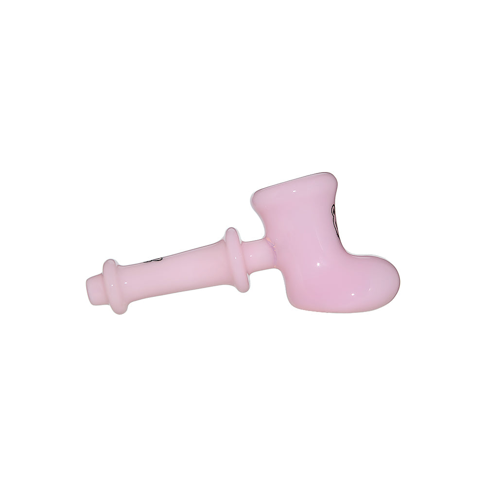HAND-BLOWN GLASS BOOT SPOON PIPE