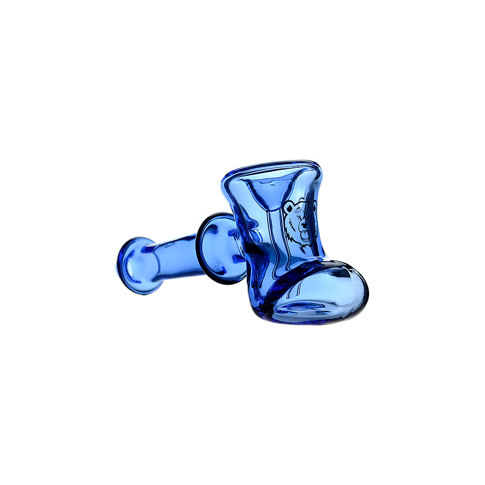 HAND-BLOWN GLASS BOOT SPOON PIPE