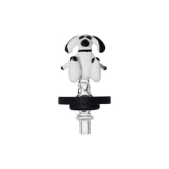 Handmade Dog Glass Carb Cap For Dr. Dabber Switch 2 | Calibear