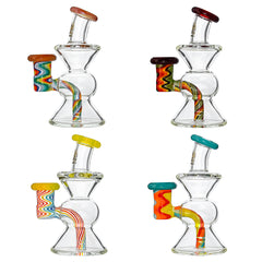 Mini Wigwag smoking water pipe dab rig