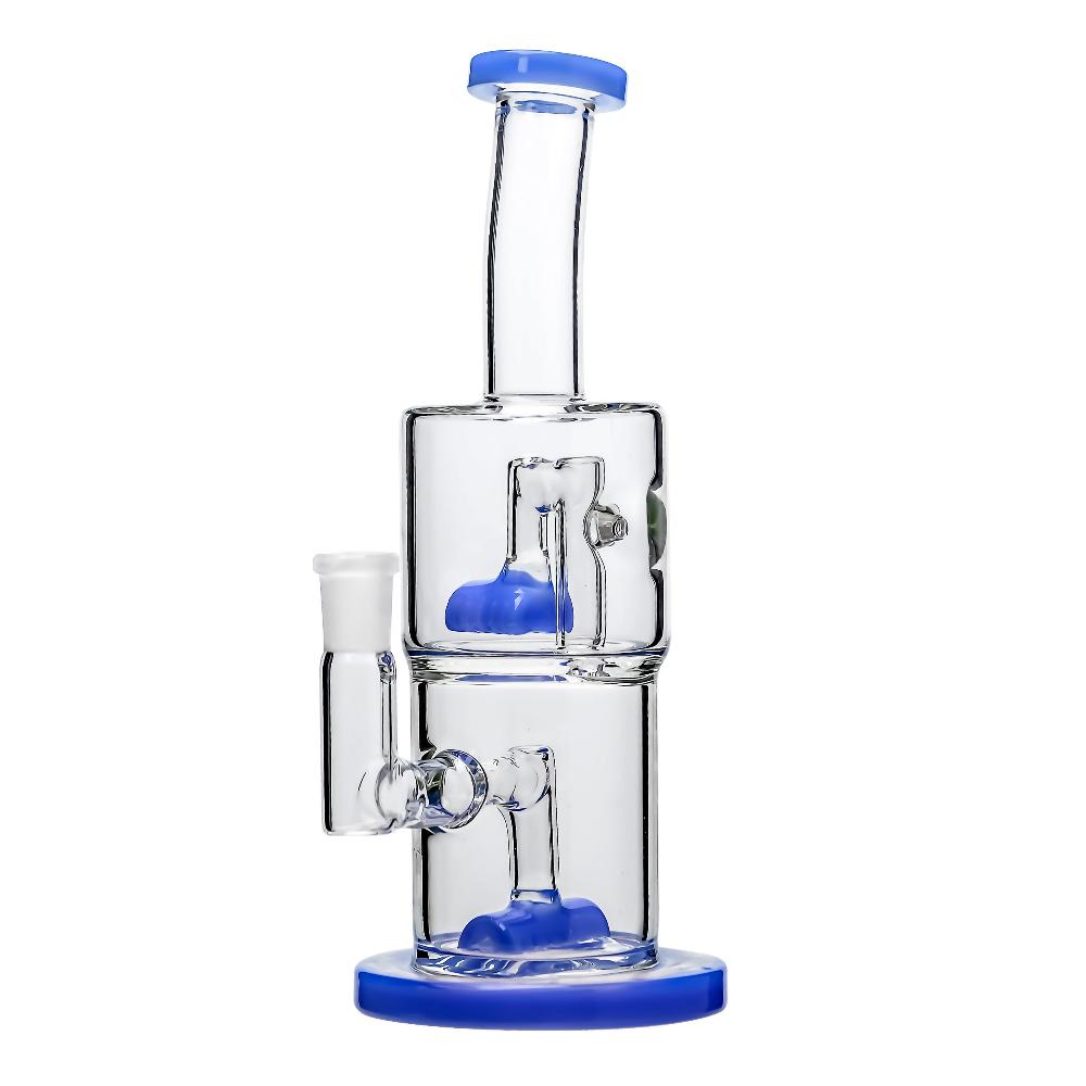 Double Hex Dab Rig / Water Pipes with Double-layer Perc