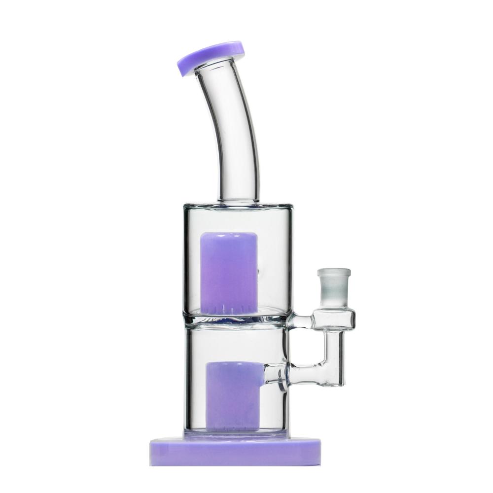 Popular dab Rigs with Double-layer Perc in Stock