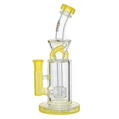 New Design of Glass Dab Rigs Recycler with US Colors