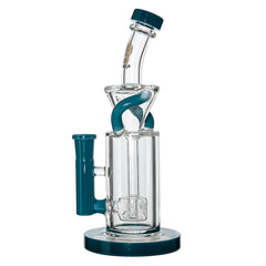 New Design of Glass Dab Rigs Recycler with US Colors