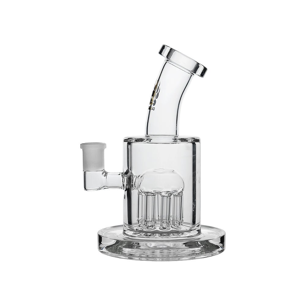 Simple Glass Dab Rig with Arm Tree Perc - Smooth Hits & Exceptional Filtration