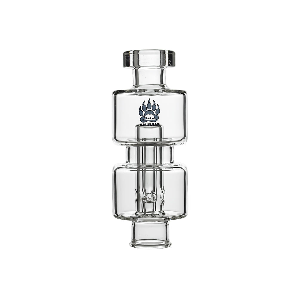 Calibear Ghost2 Double-Chamber Percolator Glass Attachment – High Airflow Upgrade for eRigs