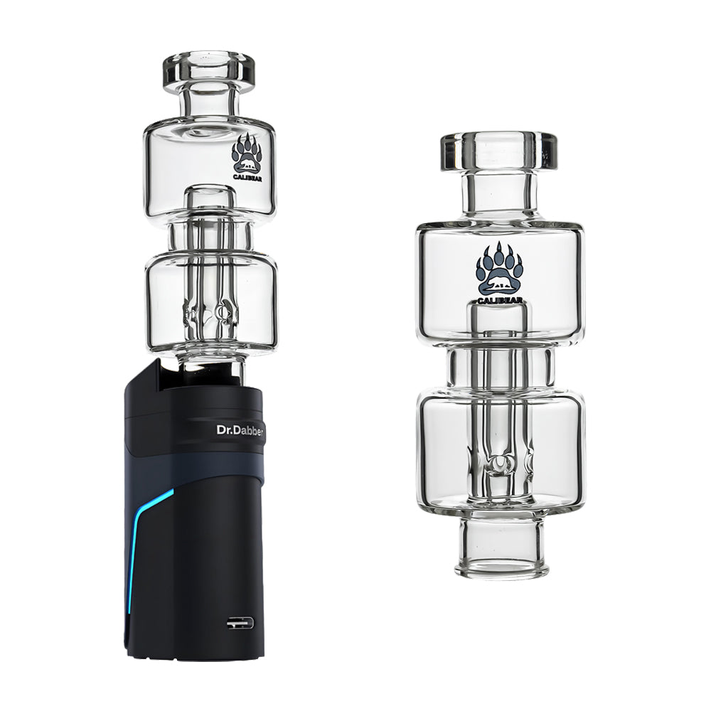 Calibear Ghost2 Double-Chamber Percolator Glass Attachment – High Airflow Upgrade for eRigs