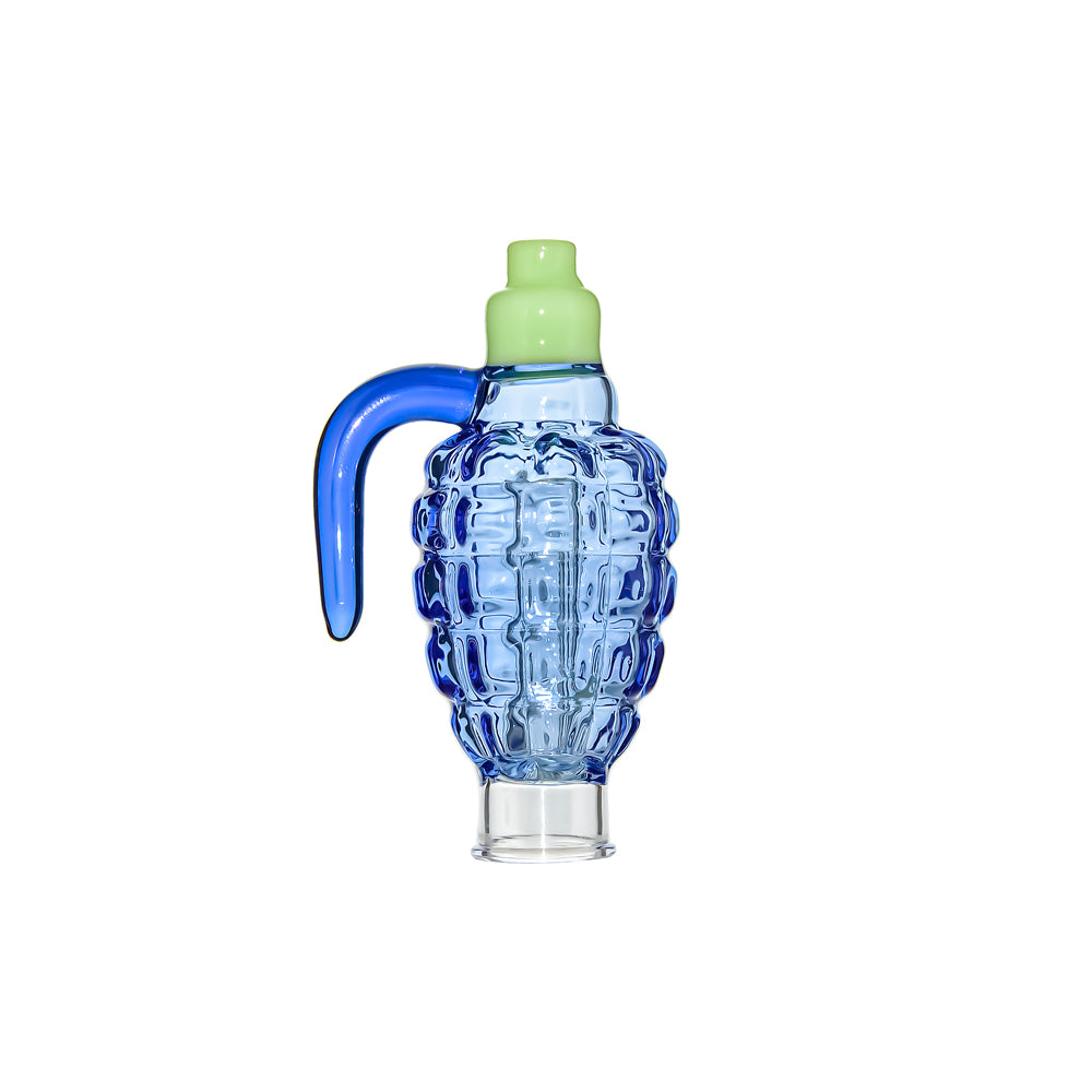 Calibear Ghost2 Color Series Glass Attachment – High-Function Textured Recycler for eRigs