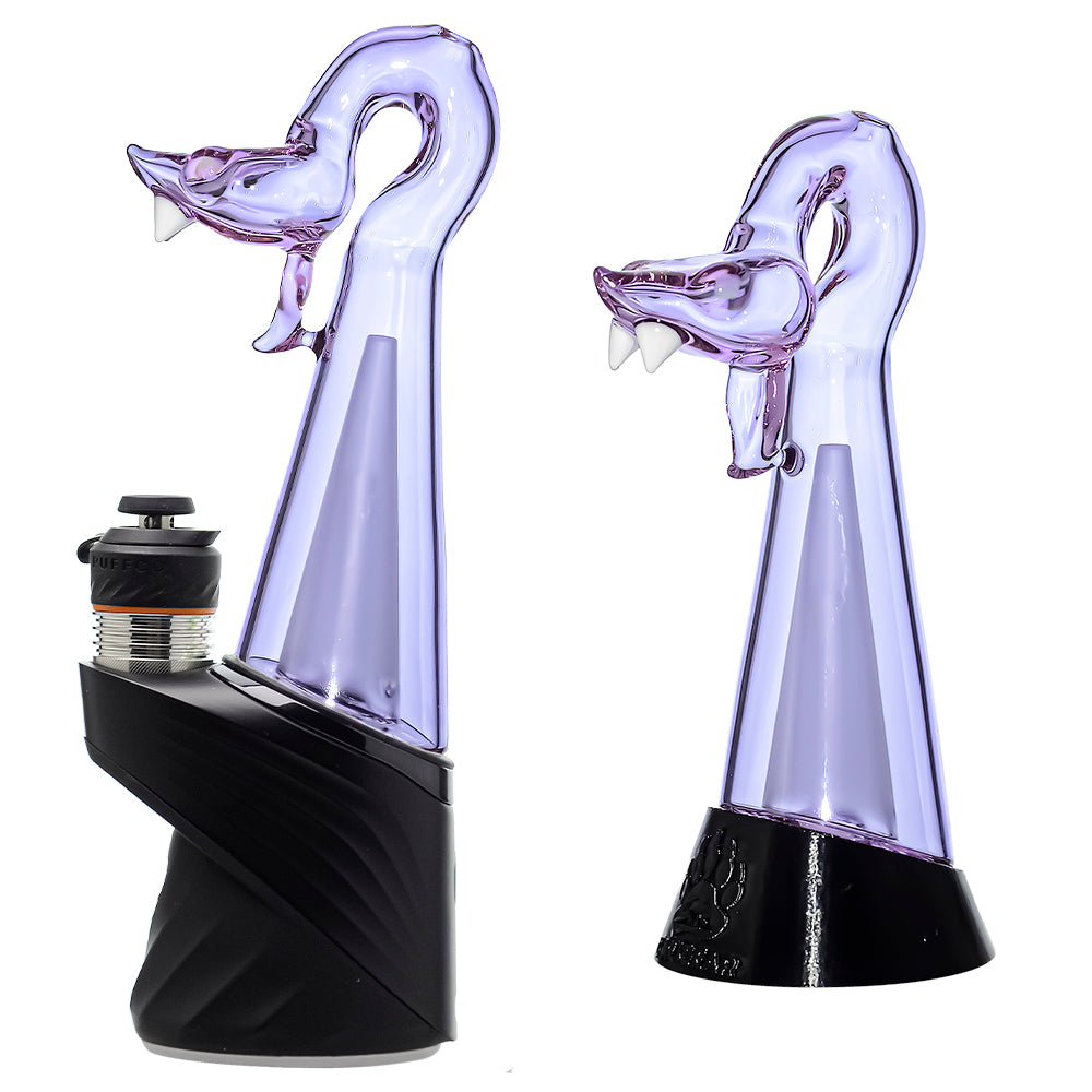 Cobra-shaped New Glass Puffco Peak Attachment