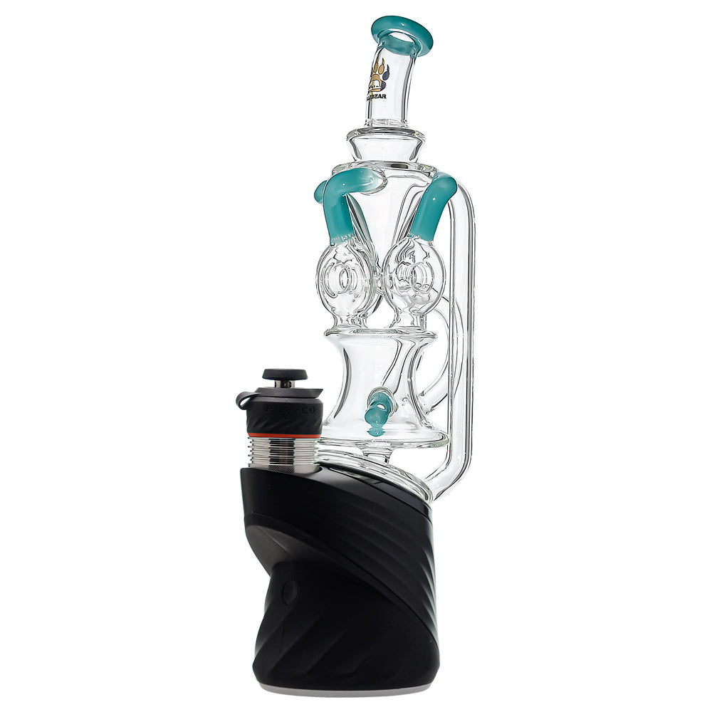 DOUBLE BALL RECYCLER GLASS ATTACHMENT FOR PUFFCO OG & PEAK CALIBEAR