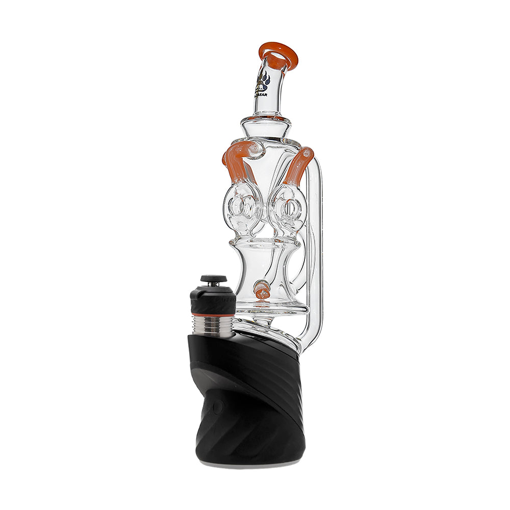 DOUBLE BALL RECYCLER GLASS ATTACHMENT FOR PUFFCO OG & PEAK CALIBEAR