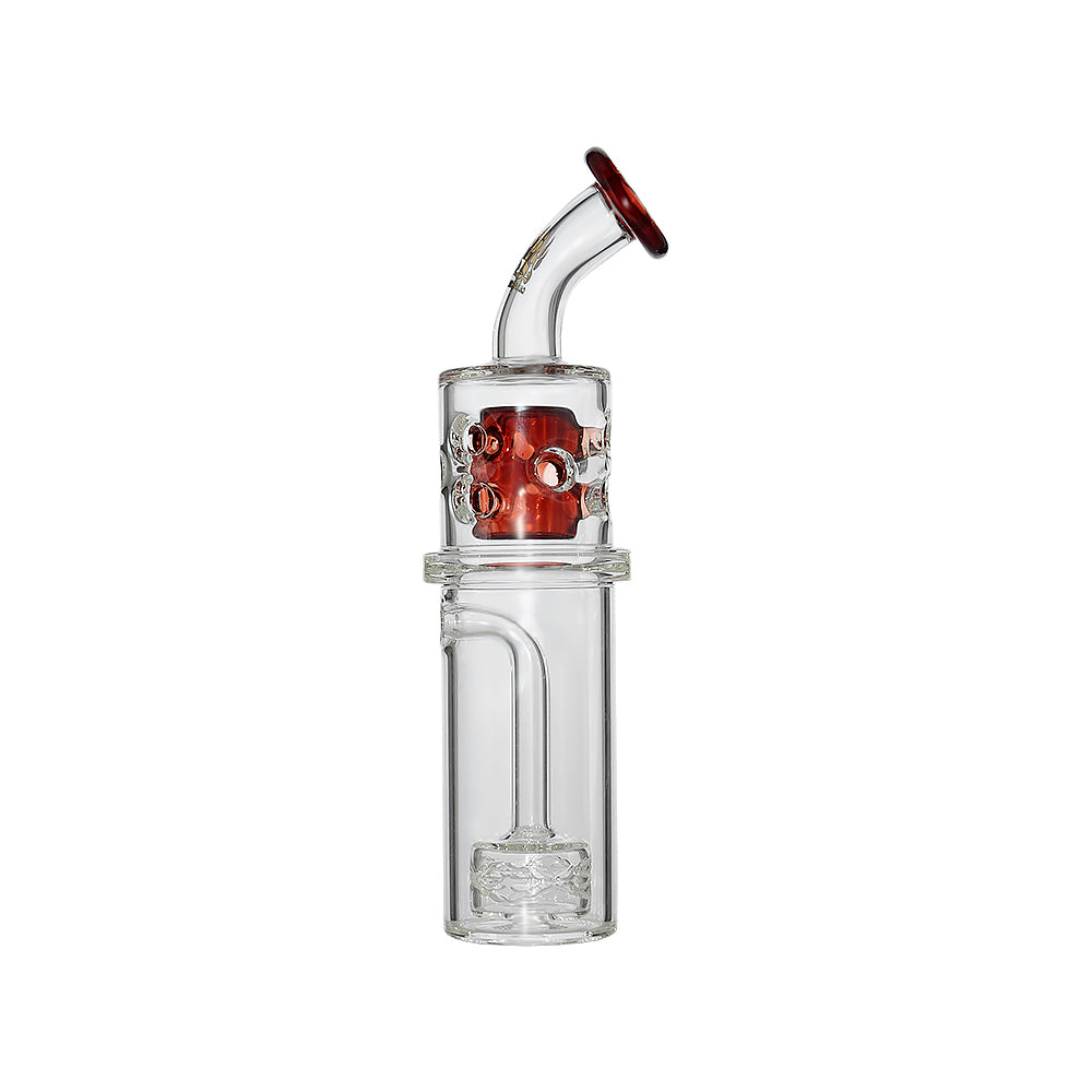 Glass attachment STRAIGHT FAB RIG WITH Seed Wave Perc FOR DR. DABBER SWITCH 2