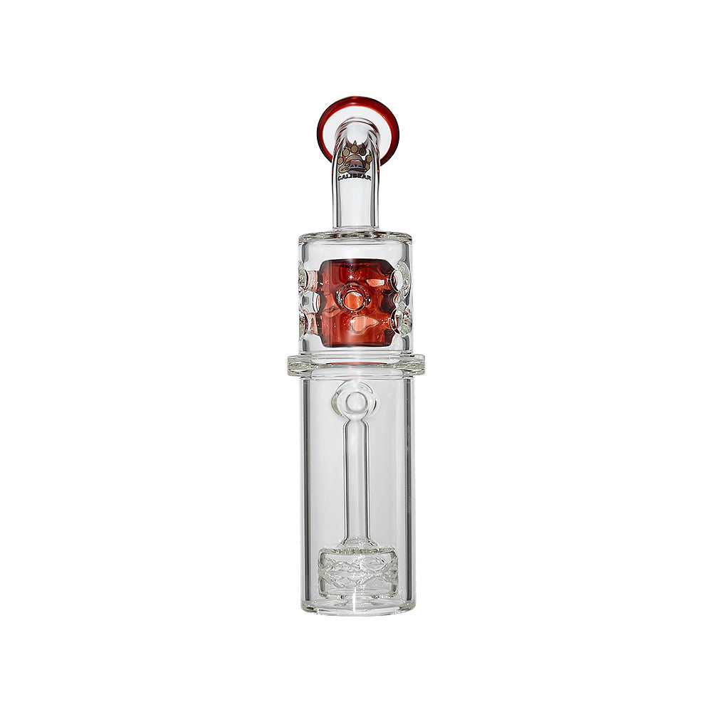 Glass attachment STRAIGHT FAB RIG WITH Seed Wave Perc FOR DR. DABBER SWITCH 2