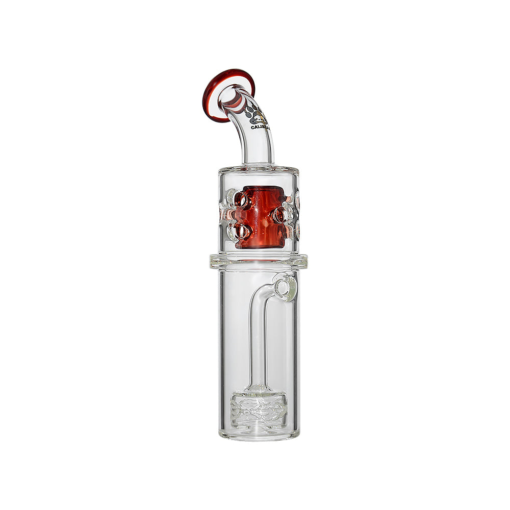 Glass attachment STRAIGHT FAB RIG WITH Seed Wave Perc FOR DR. DABBER SWITCH 2