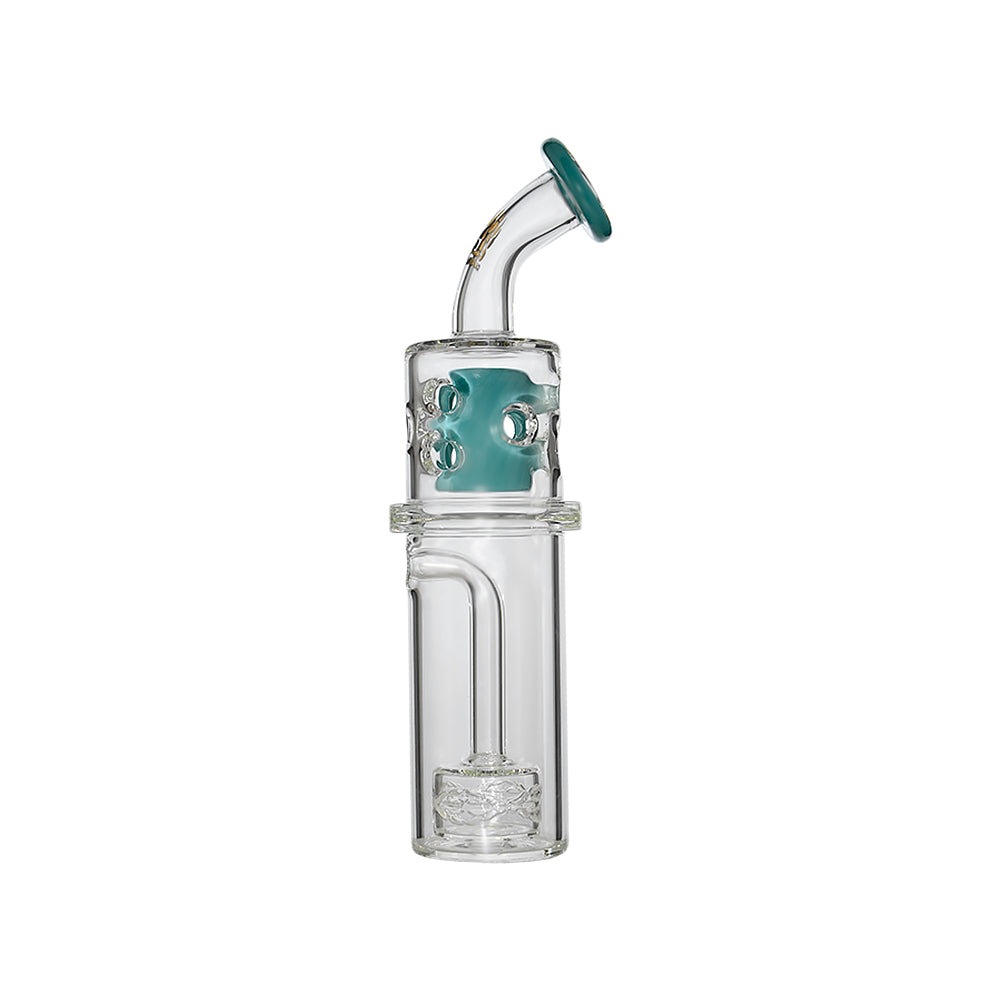 Glass attachment STRAIGHT FAB RIG WITH Seed Wave Perc FOR DR. DABBER SWITCH 2