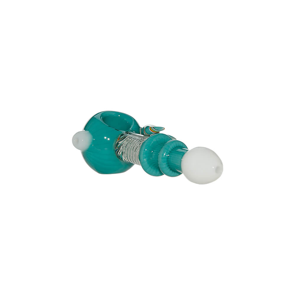 COLORFUL FISH SHAPED GLASS HAND PIPE