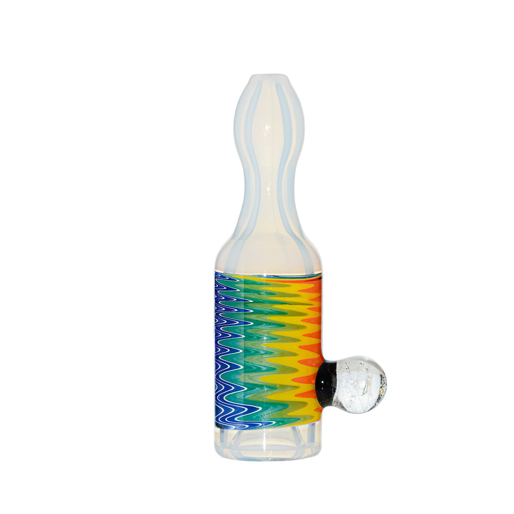 CALIBEAR WIG WAG HAND PIPE WITH SHINING OPAL