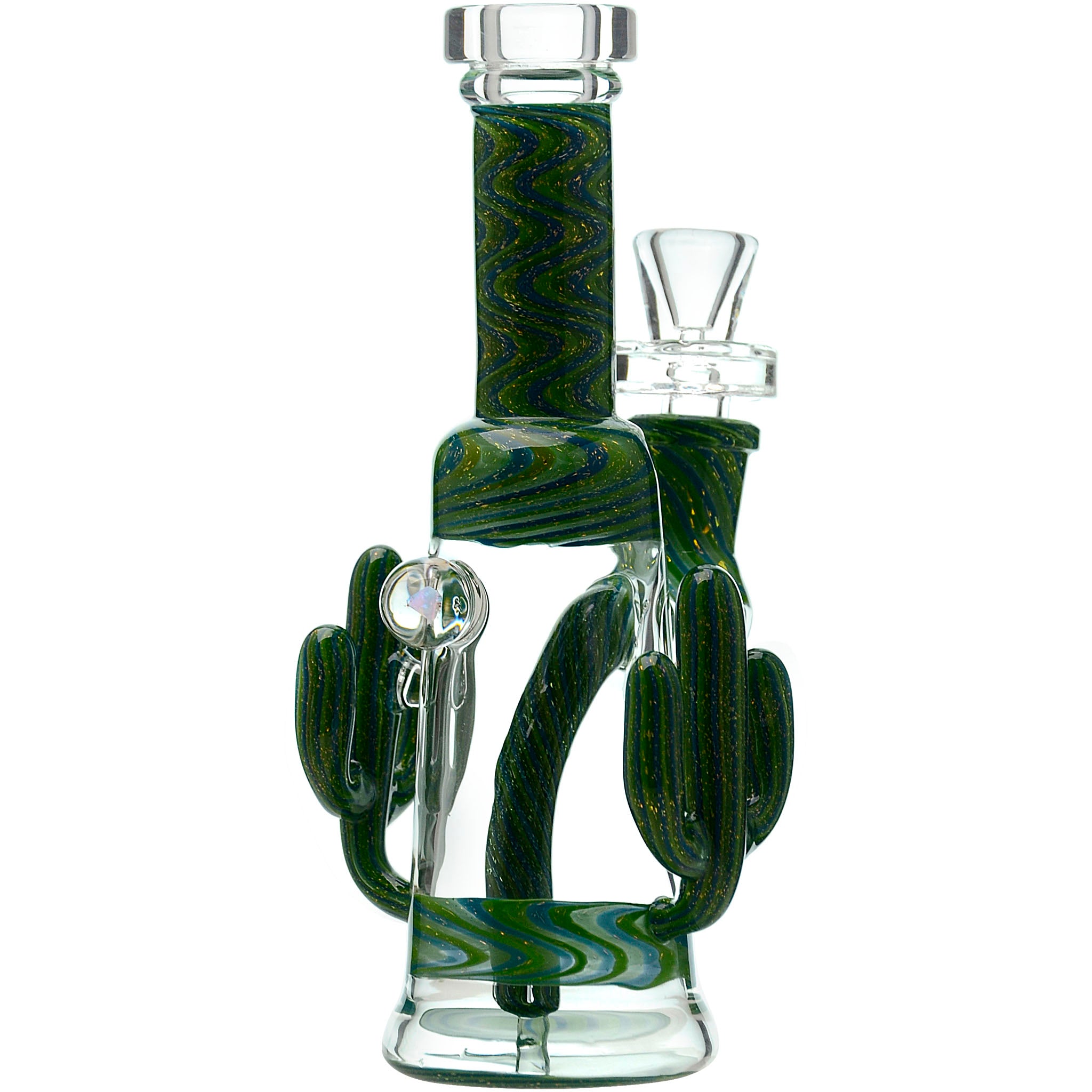 Dichro Cactus Dab rigs with Encased Opal  in Stock