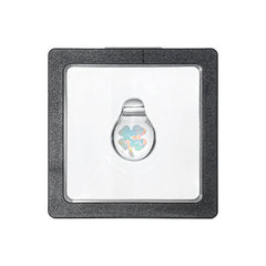 Glass necklaces made of opal in various popular shapes