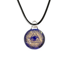 All Seeing Eyes INSPIRED GLASS PENDANT NECKLACE in Stock