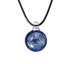 All Seeing Eyes INSPIRED GLASS PENDANT NECKLACE in Stock
