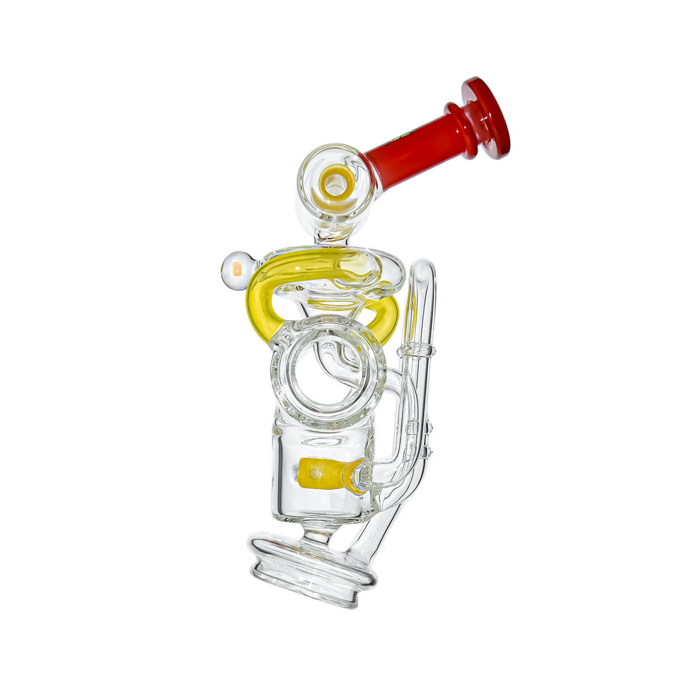 Calibear Premium Swiss Klein Recycler Encased with Opal for Puffco Peak OG&PRO