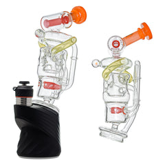 Calibear Premium Swiss Straight Fab Recycler for Puffco Peak OG & PRO Glass Attachment W/Encased Opal