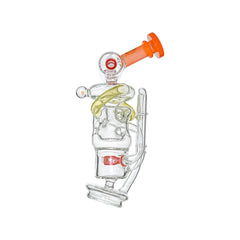 Calibear Premium Swiss Straight Fab Recycler for Puffco Peak OG & PRO Glass Attachment W/Encased Opal