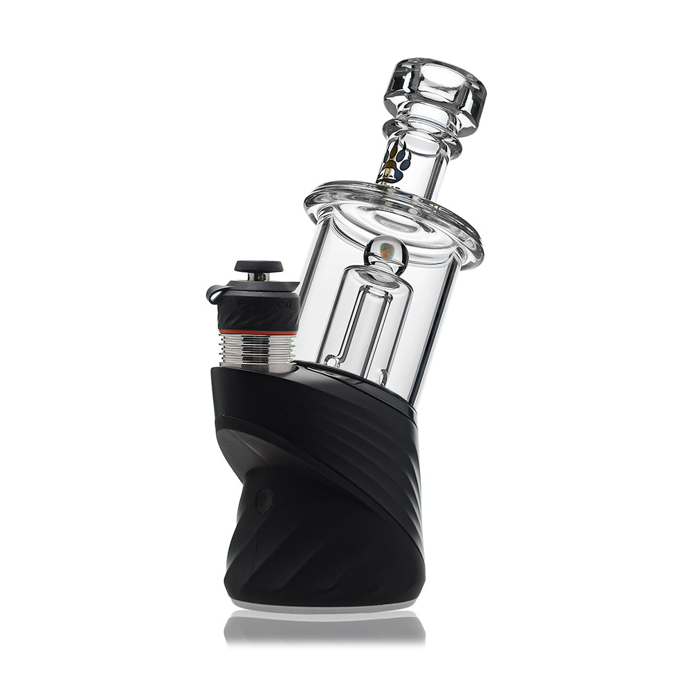 Classic Opal Tube Bubbler Smooth Functional Glass Attachment for Puffco Peak OG & Pro