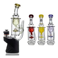 Klein Recycler Glass Attachment with Opal for Puffco Peak OG & Pro | Calibear