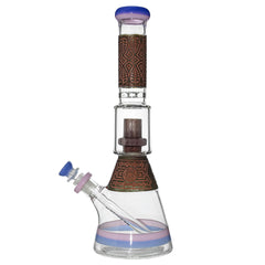 Calibear Deep-sandblasted glass bong set with gift box