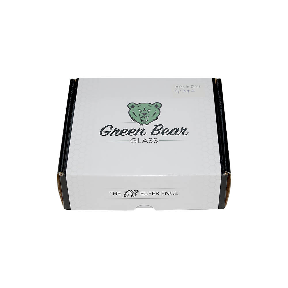 SLIM DUAL-TONE BOROSILICATE GLASS SPOON PIPE