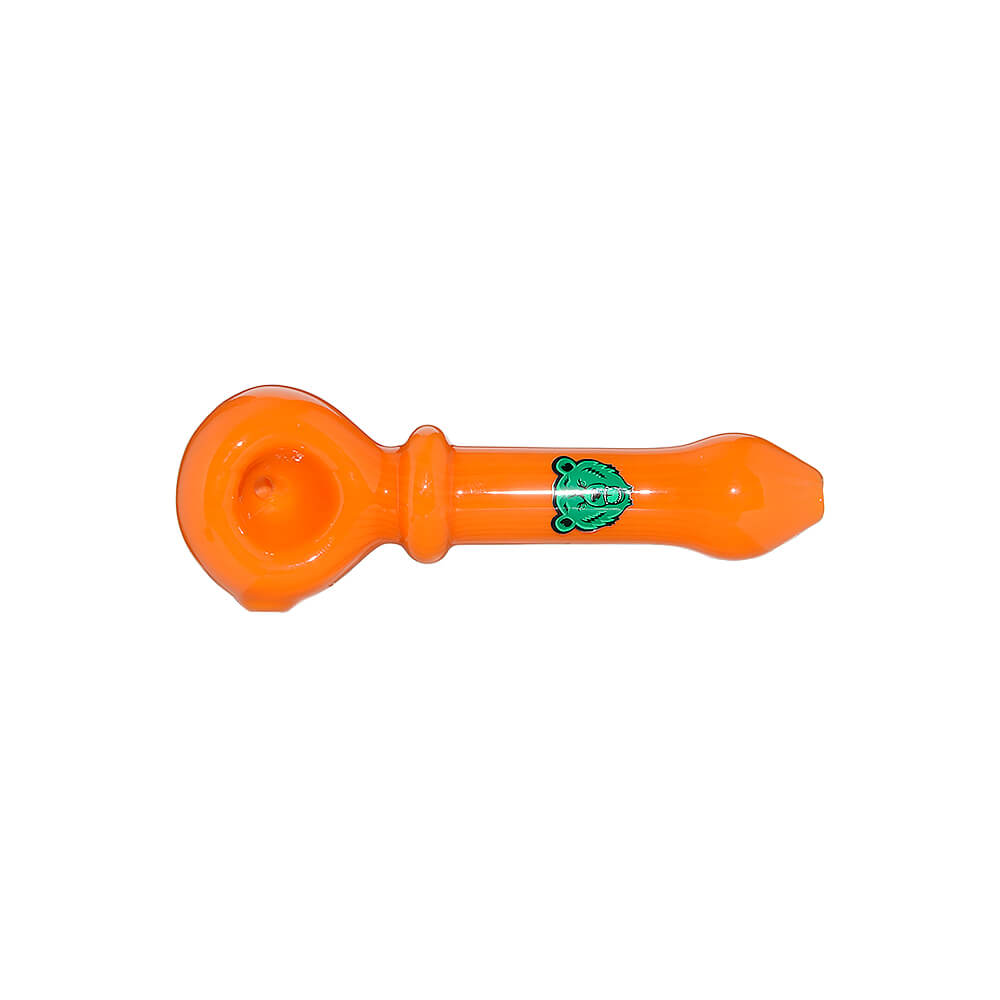 SLIM DUAL-TONE BOROSILICATE GLASS SPOON PIPE