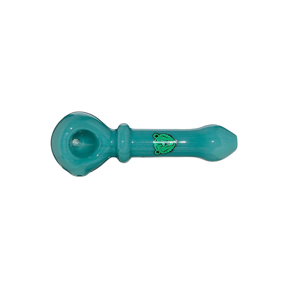 SLIM DUAL-TONE BOROSILICATE GLASS SPOON PIPE