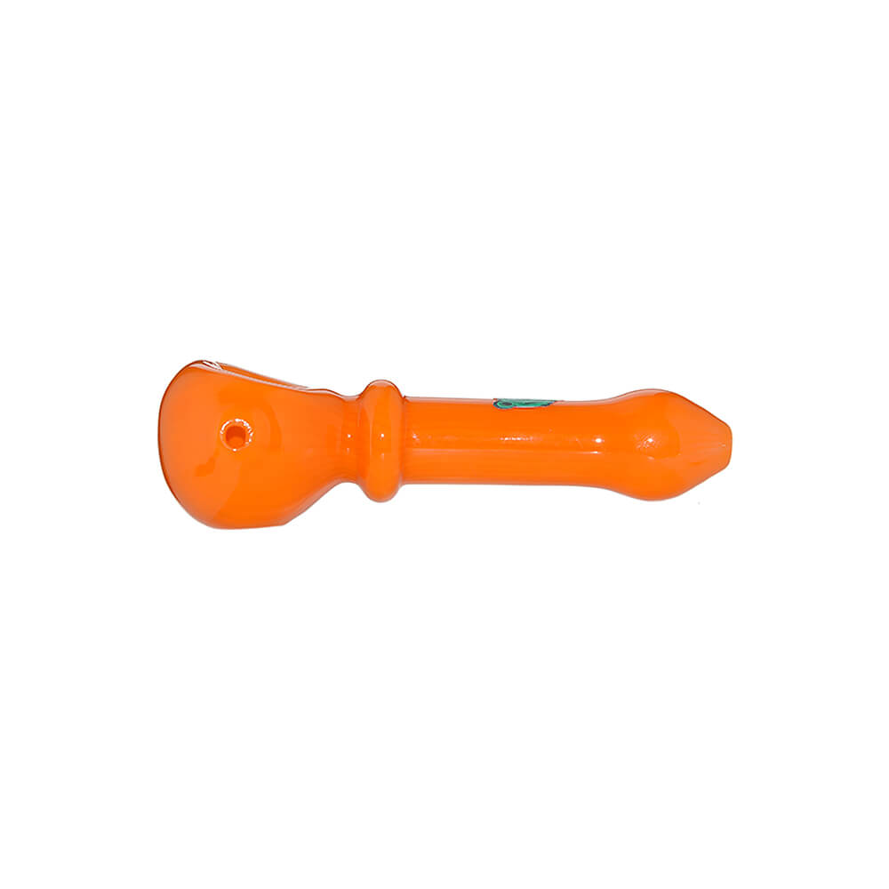 SLIM DUAL-TONE BOROSILICATE GLASS SPOON PIPE