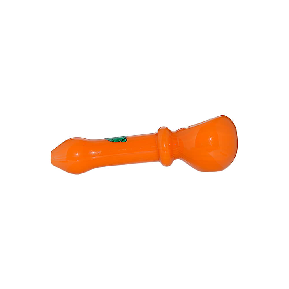 SLIM DUAL-TONE BOROSILICATE GLASS SPOON PIPE