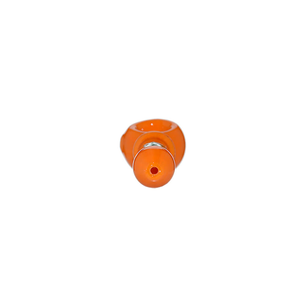 SLIM DUAL-TONE BOROSILICATE GLASS SPOON PIPE