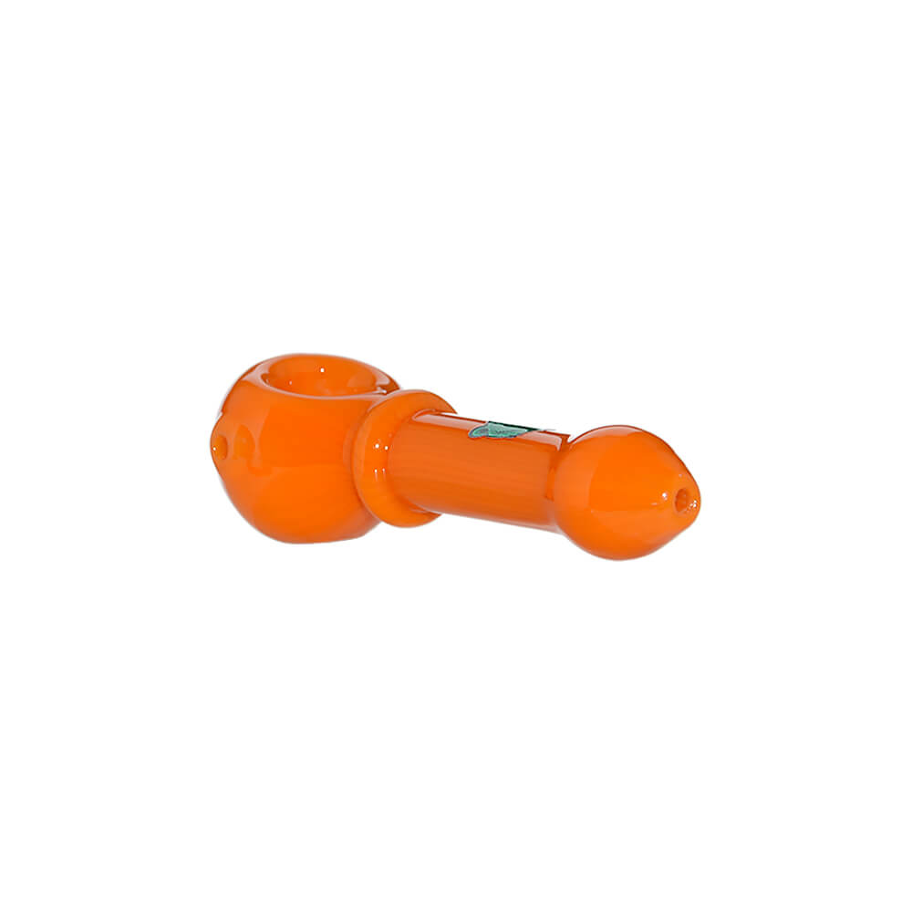 SLIM DUAL-TONE BOROSILICATE GLASS SPOON PIPE