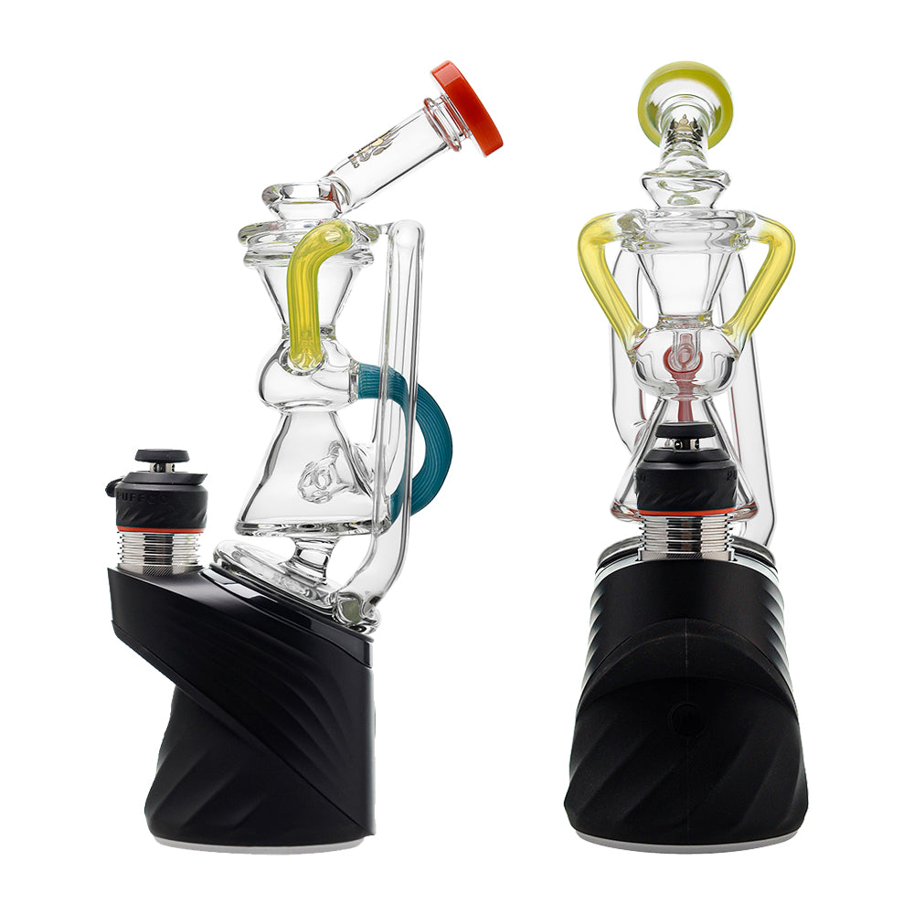 GLASS PUFFCO PEAK US COLORED RECYCLER PUFFCO TOP ATTACHMENT