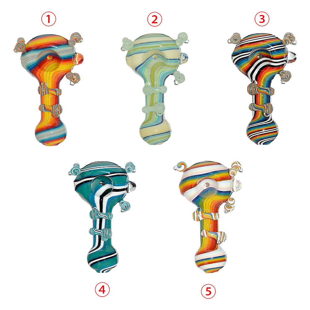 GALAXY SWIRL SPOON PIPE SERIES (Sold by carton)